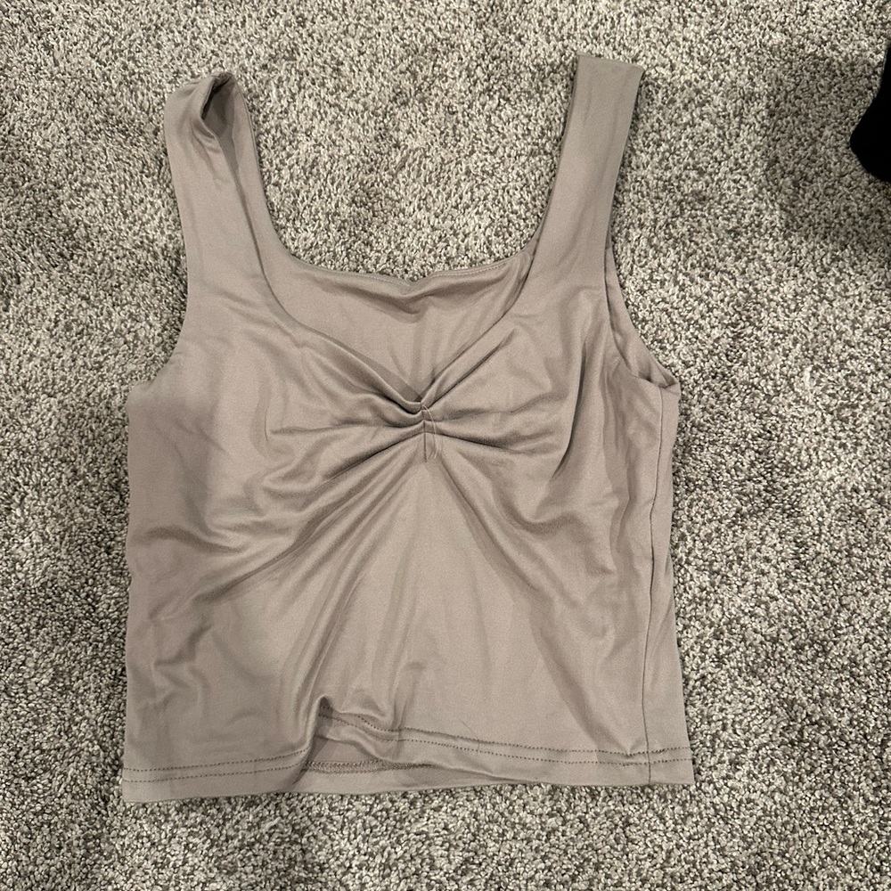 Elegant Gray Women's Top